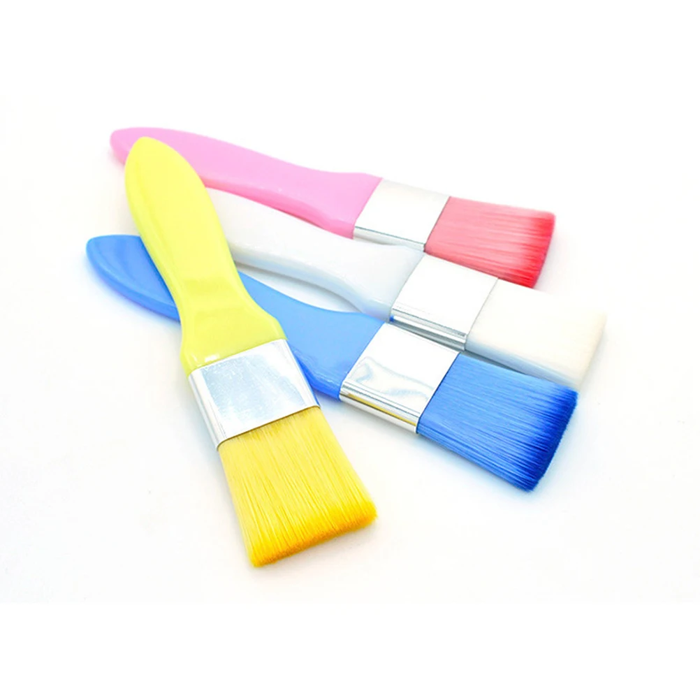 

4Pcs Facial Mask Tools Fiber Rehydrating Smoothing Makeup Applicator Brush Multicolor Face Skincare Set