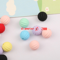 WHSOK 100Pcs 16*16MM Acrylic Bead/Hand Made/Pumpkin Shape/Matte Effect/DIY Beads/Jewelry Findings & Components #16722