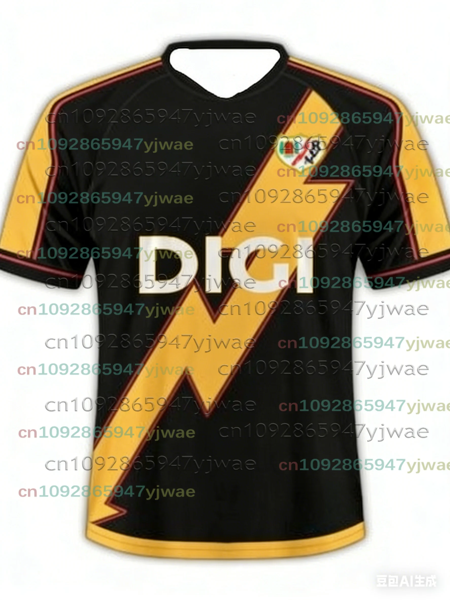 Camisa de Futebol Rayo Vallecano 25-26 Nova, Camiseta Masculina e Feminina, Estilo Y2K, Secagem Rápida, Top de Treino Fitness, Roupa Esportiva Casual