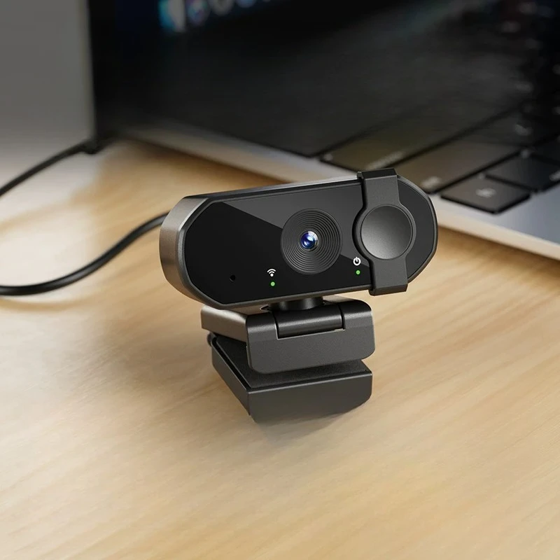 4K Ultra HD Webcam for Desktop Laptop Computer with External Microphone Beauty Mode for Online Class Live Streaming