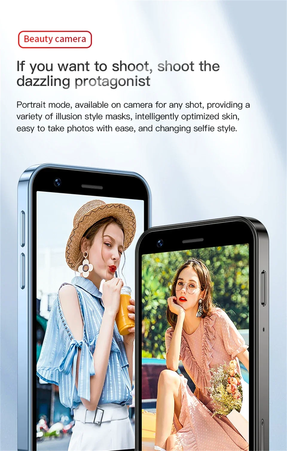 SOYES XS16 4G Mini Smartphone 3.0 Inch Display Android 10.0 2000mAh Small Mobile Phone