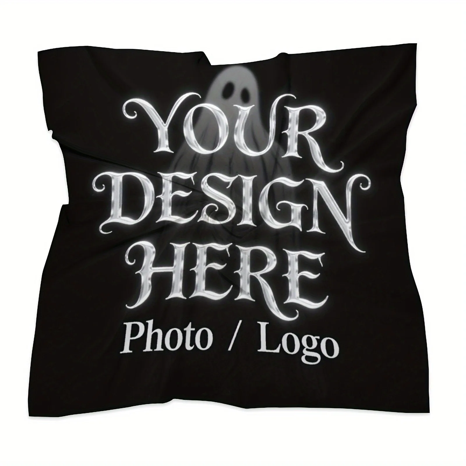 Customized silk scarf - Personalized ladies' square scarf. Photos and patterns - Birthday gift - Anniversary gift - Holiday gift