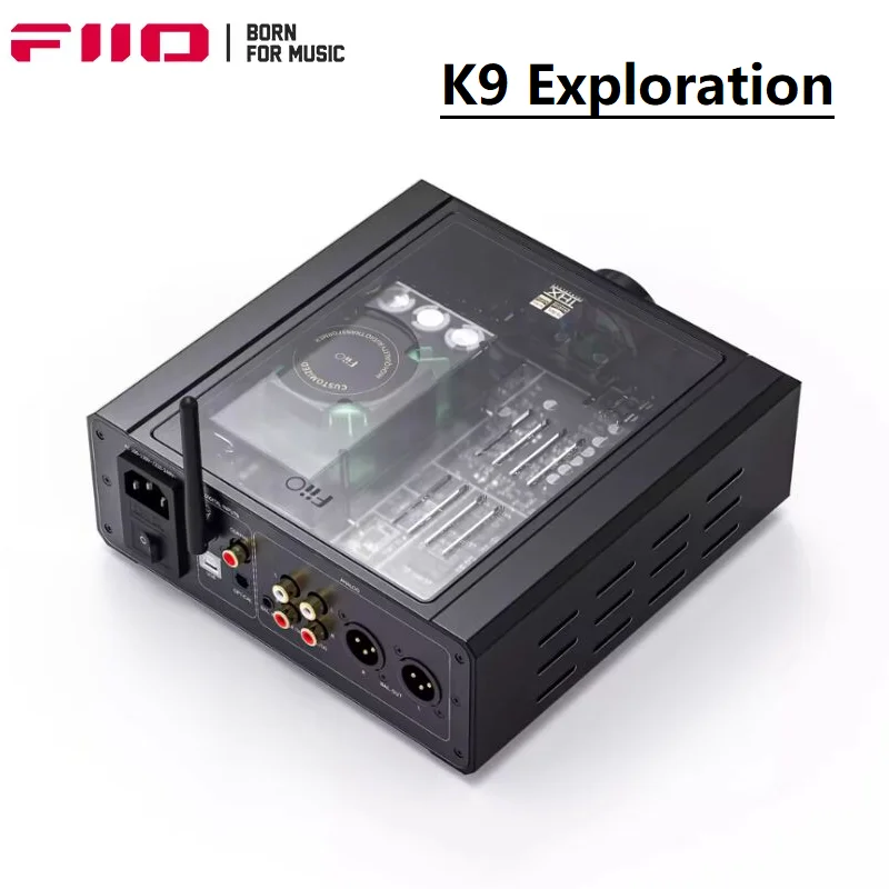 FiiO-Amplificateur de tlphone de sauna de bureau d'exploration K9, USB ES9068AS * 2, radiateur Bluetooth HiFi Audio THX AAA 788 + sat AC DSDorgm