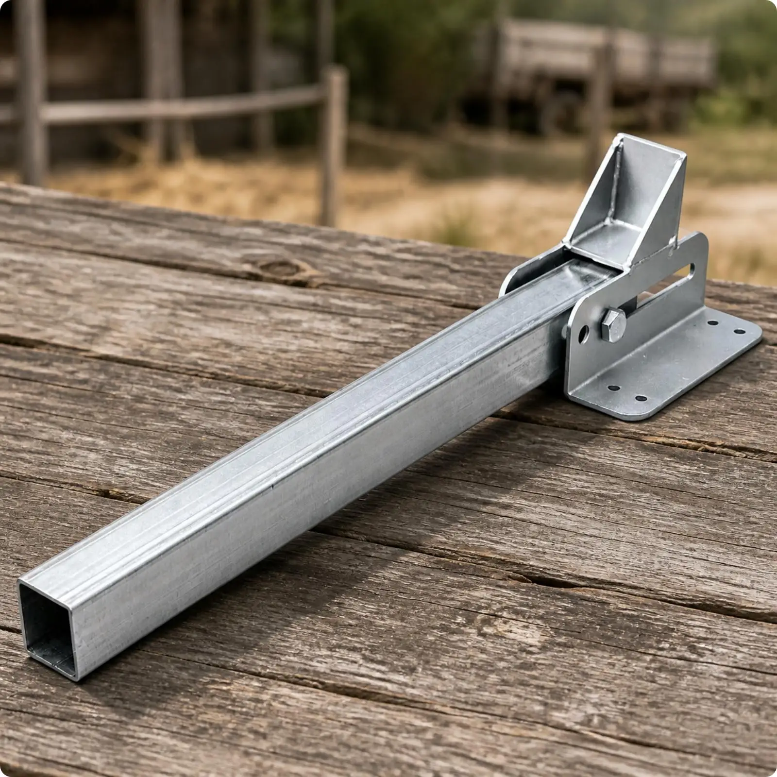 Galvanized Steel Tricycle Cargo Rack Sturdy Load Platform Extension Bracket for Trike Bed Weight Distribution Support