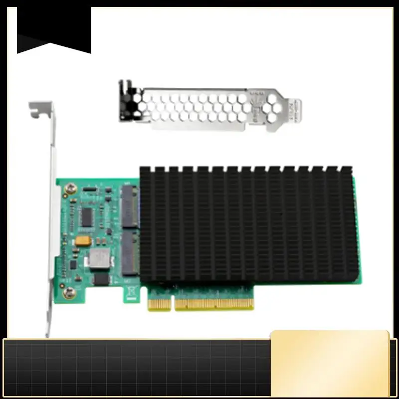 

ANM02PE08 Nvme Controller Pcie To M.2 Dual Port With Heatsink ( Not With SSD )-N33R