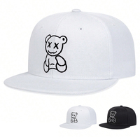 Unisex XX Little Bear Embroidery Hip-hop Hats Spring Autumn Adjustable Casual Snapback Baseball Caps Outdoor Sunscreen Hat