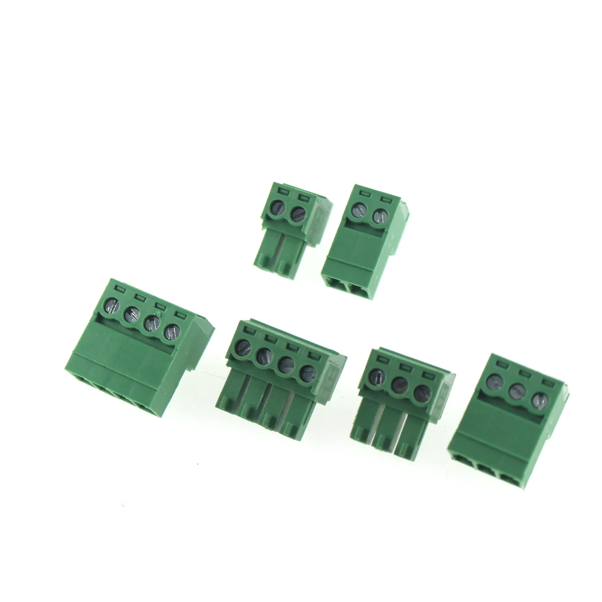 2 STKS Soldeervrije docking plug-in PCB-aansluitblok 2EDGRK-3.81, paar 2EDG-3.81MM 2P-12P