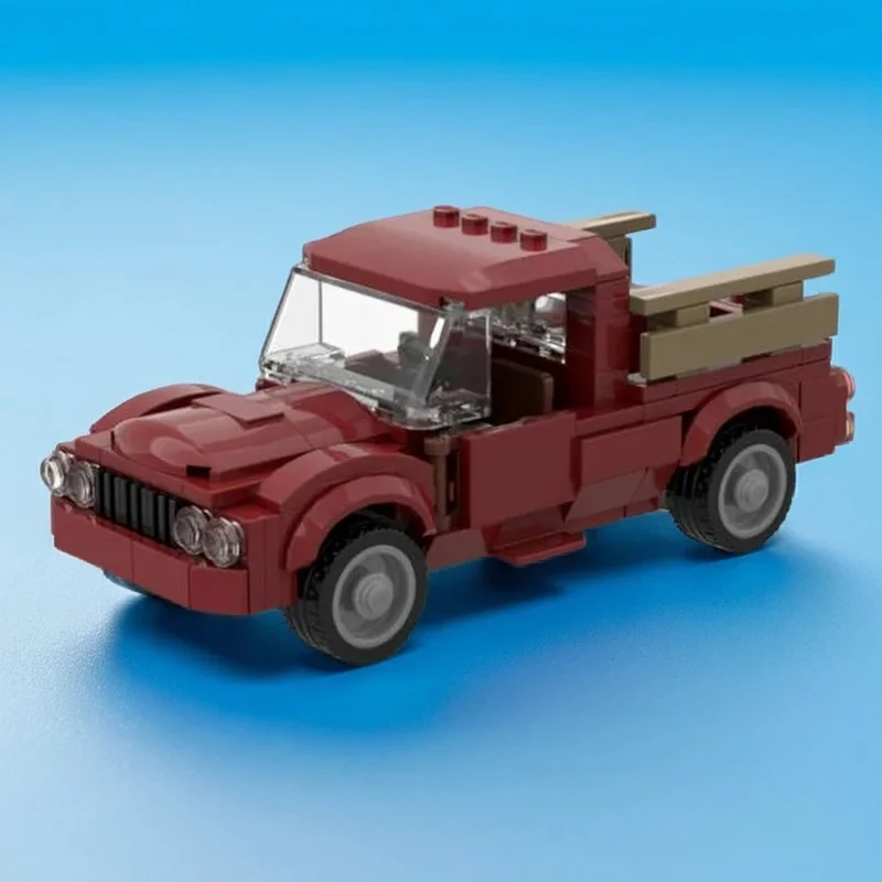 

228PCS MOC Technology Holiday Truck Model DIY Creative Assembly Building Blocks Display Birthday Gift Collectible Display Gift