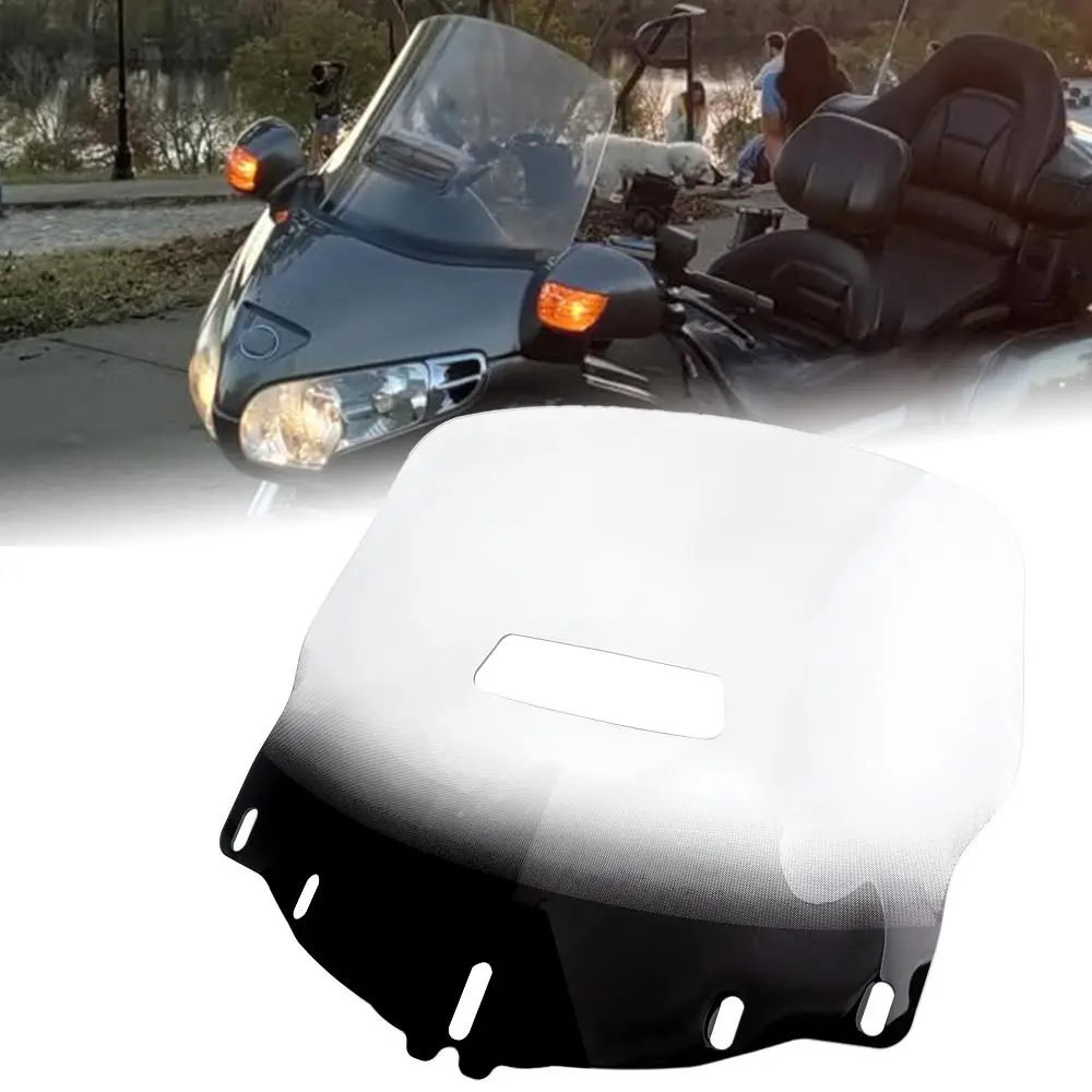 

Motorcycle Upper Fairing Windshield Wind Deflector For Honda Goldwing Gold Wing GL1800 Airbag Audio 2001-2017