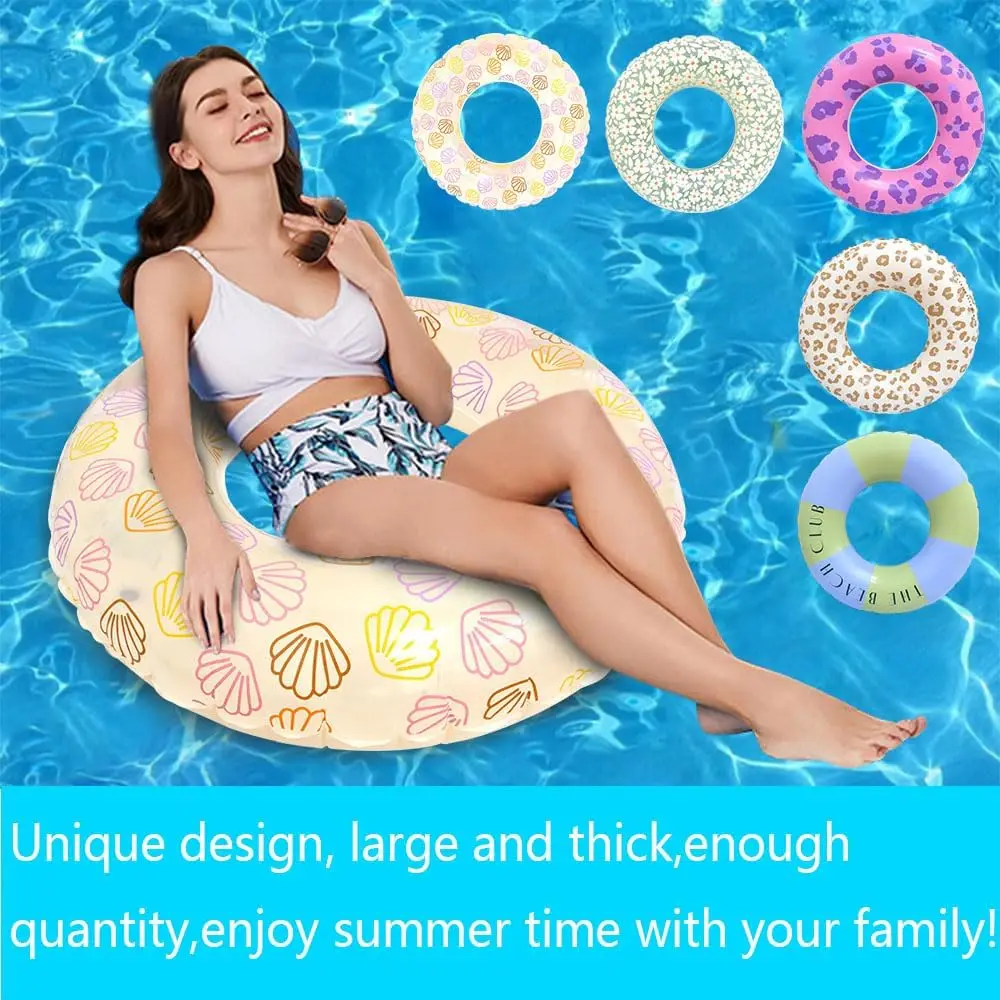 Inflatable Pool Float Tube-35 ใน Tube Float สําหรับผู้ใหญ่ Inflatable Swim Tube Raft พรีเมี่ยมแหวนว่ายน้ํา Heavy Duty ไวนิล Flotation Po