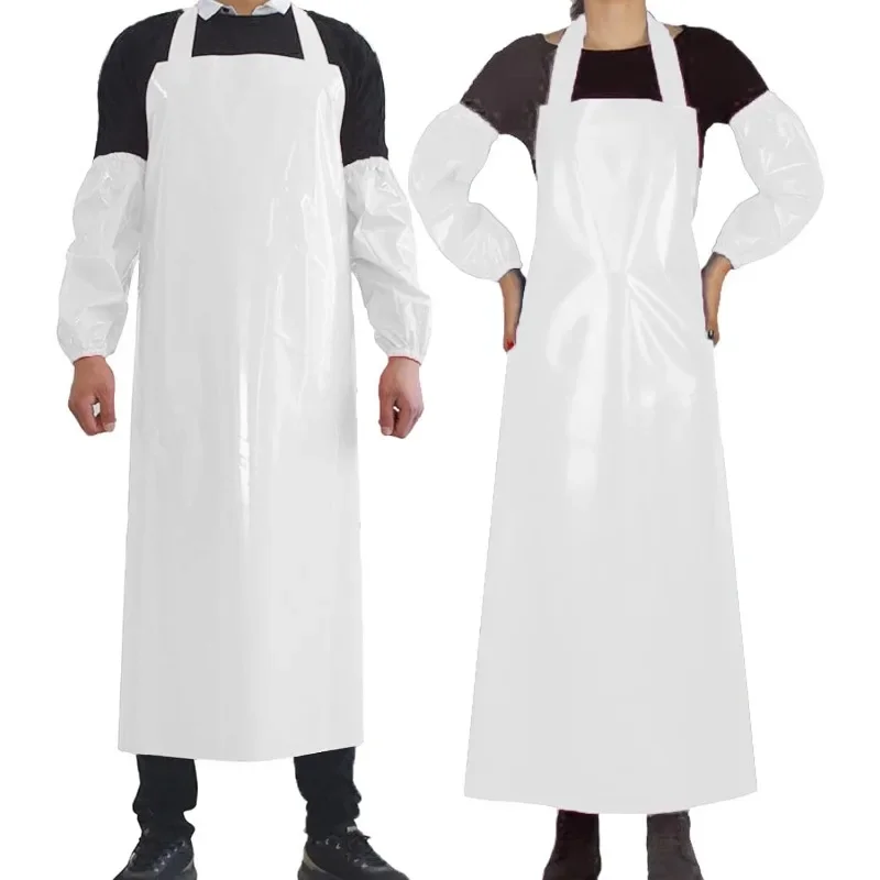 ELEBOX ผ้ากันเปื้อนเอี๊ยมกันน้ํามันกันน้ําผ้ากันเปื้อนยูทิลิตี้ผ้ากันเปื้อนทนสารเคมีพร้อมผ้ากันเปื้อนทํางานแบบแขนน้ําหนักเบาเป็นพิเศษ