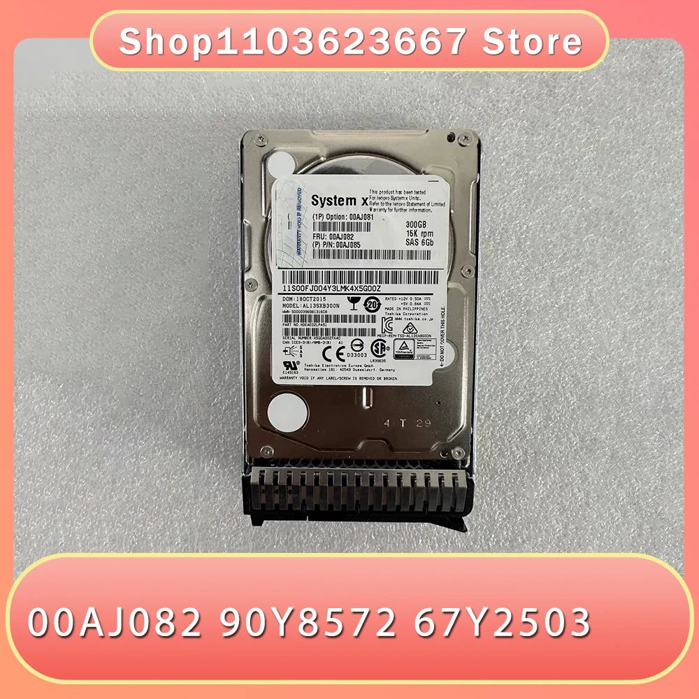 For Lenovo Hard Disk 00AJ081 00AJ085 00AJ082 90Y8572 90Y8576 90Y8573 03X3621 67Y2503 ST3300657SS