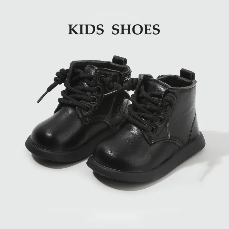 الشتاء الصلبة بو الاطفال أحذية الموضة أفخم الأحذية الدافئة للطفل بنين بنات البريدي لينة أسفل طفل الأطفال حذاء الكاحل #2