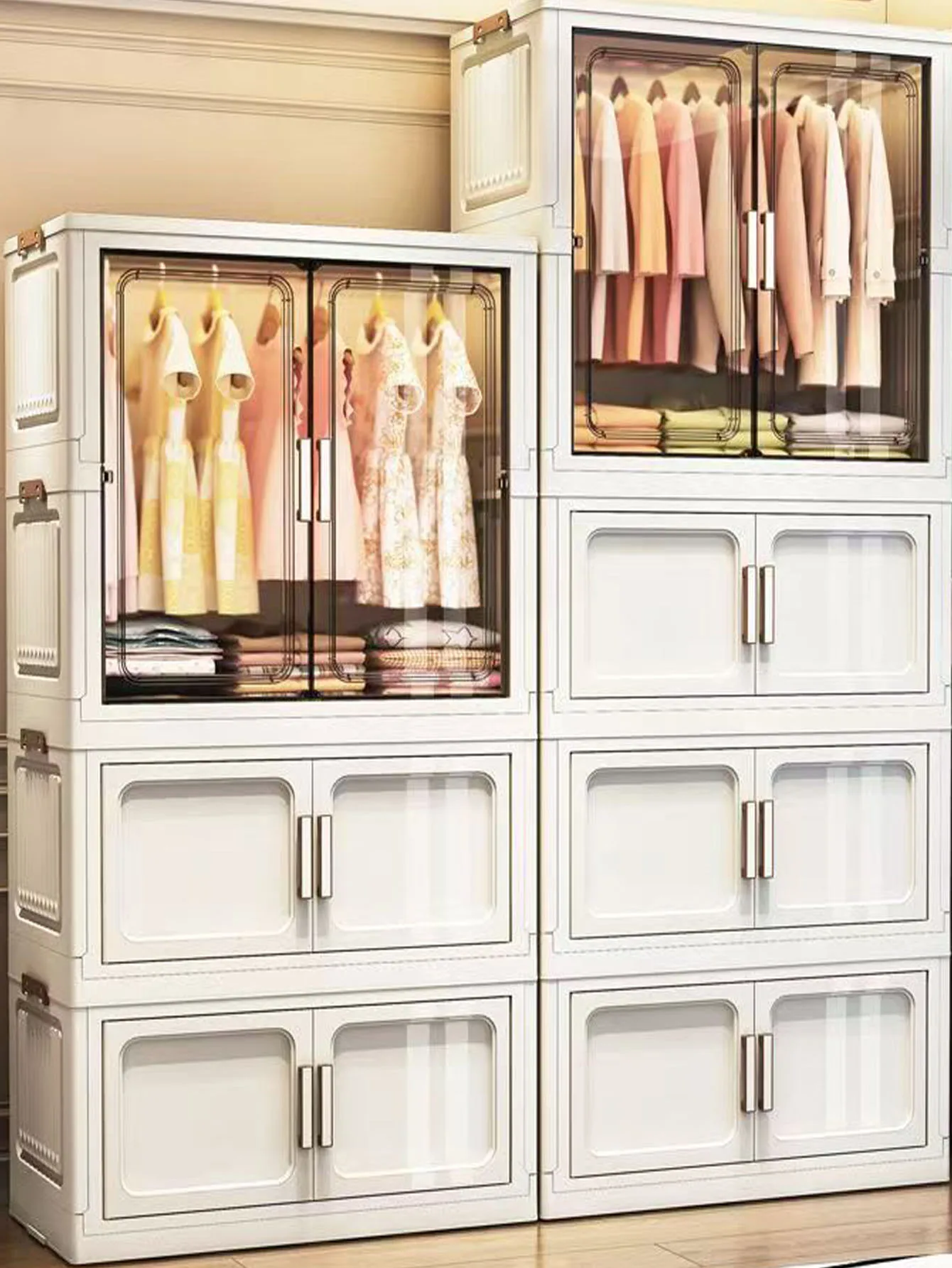 

Extra large baby wardrobe thickened baby storage cabinet home snack organizer clothing storage box children's wardrobe