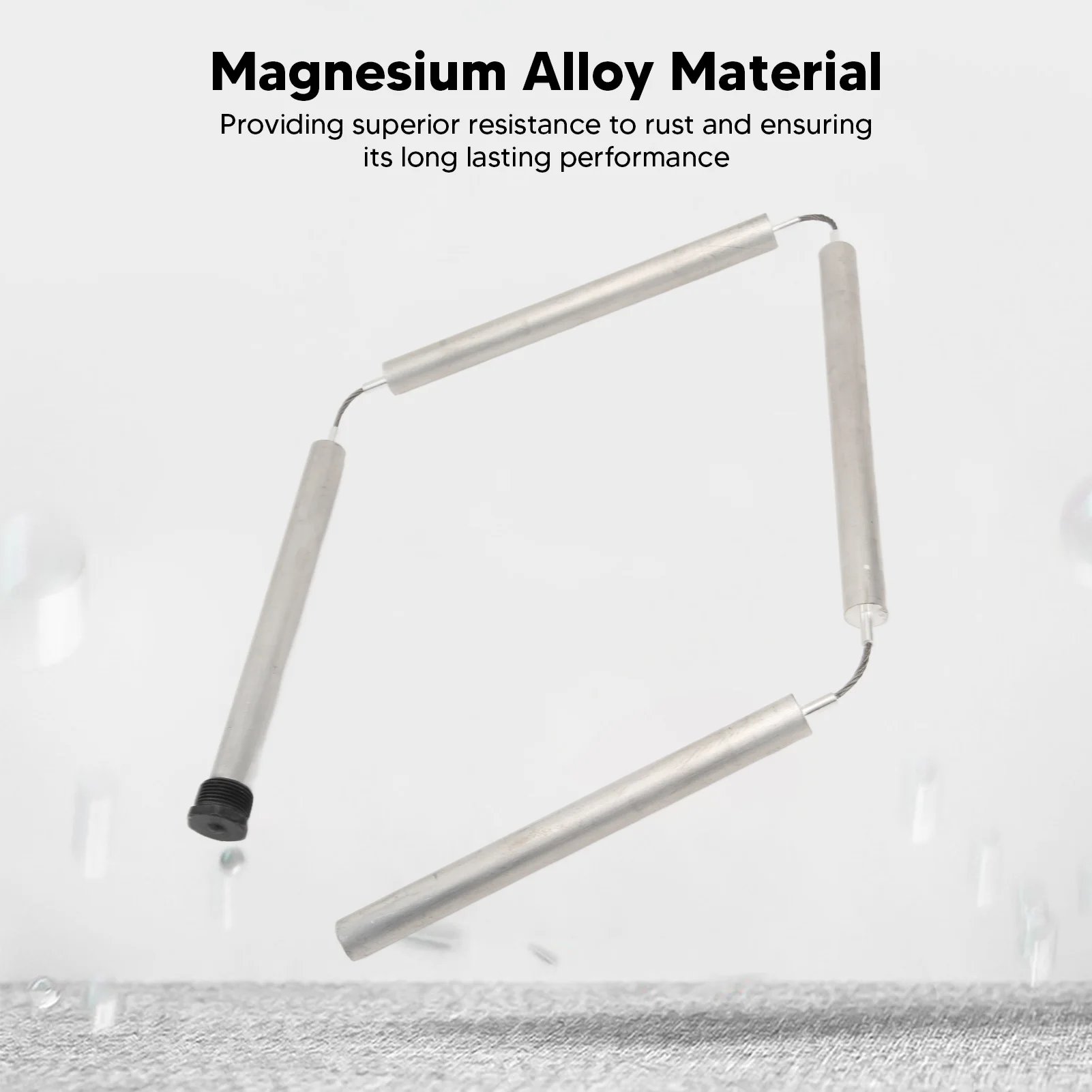 

1PC 42in Flexible Water Heater Anode Rod 3/4in NPT Universal Fit Magnesium Anode for Easy Installation in Tight Spaces Corrosion