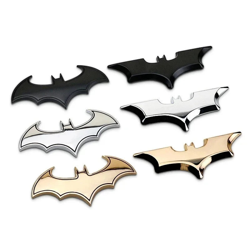 

Personalization Bat Car Trunk Emblem Multicolor Metal 3D Badge Sticker for Stylish Auto Decoration Accessories