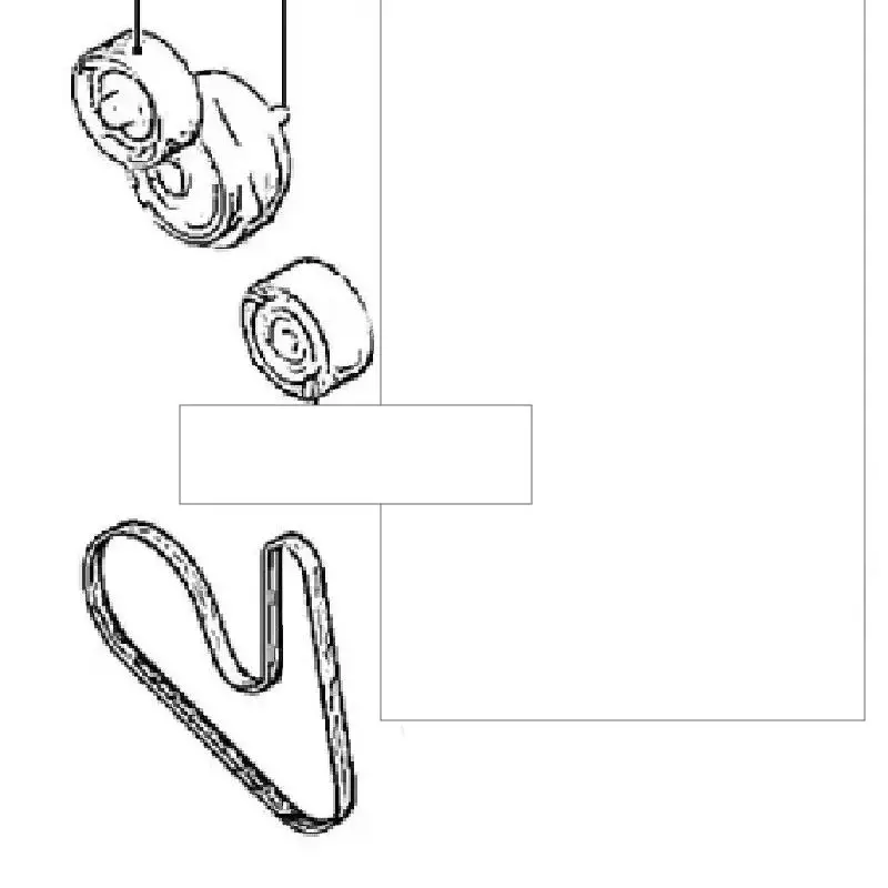 9654673180 252123C310 25212-3C310 03C260849A 11288507415 Three-piece set Belt tensioner for Citroen Peugeot C307