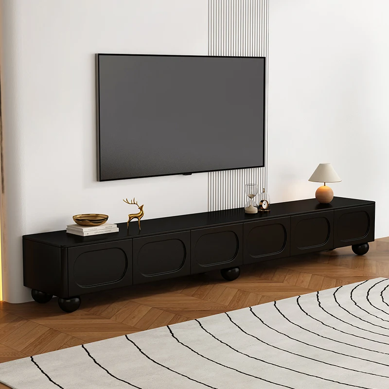 

Vintage Floor Mount Tv Stands Cabinet Legs Wooden Black Drawers Tv Stands Design Entertainment Center Meuble Accessories