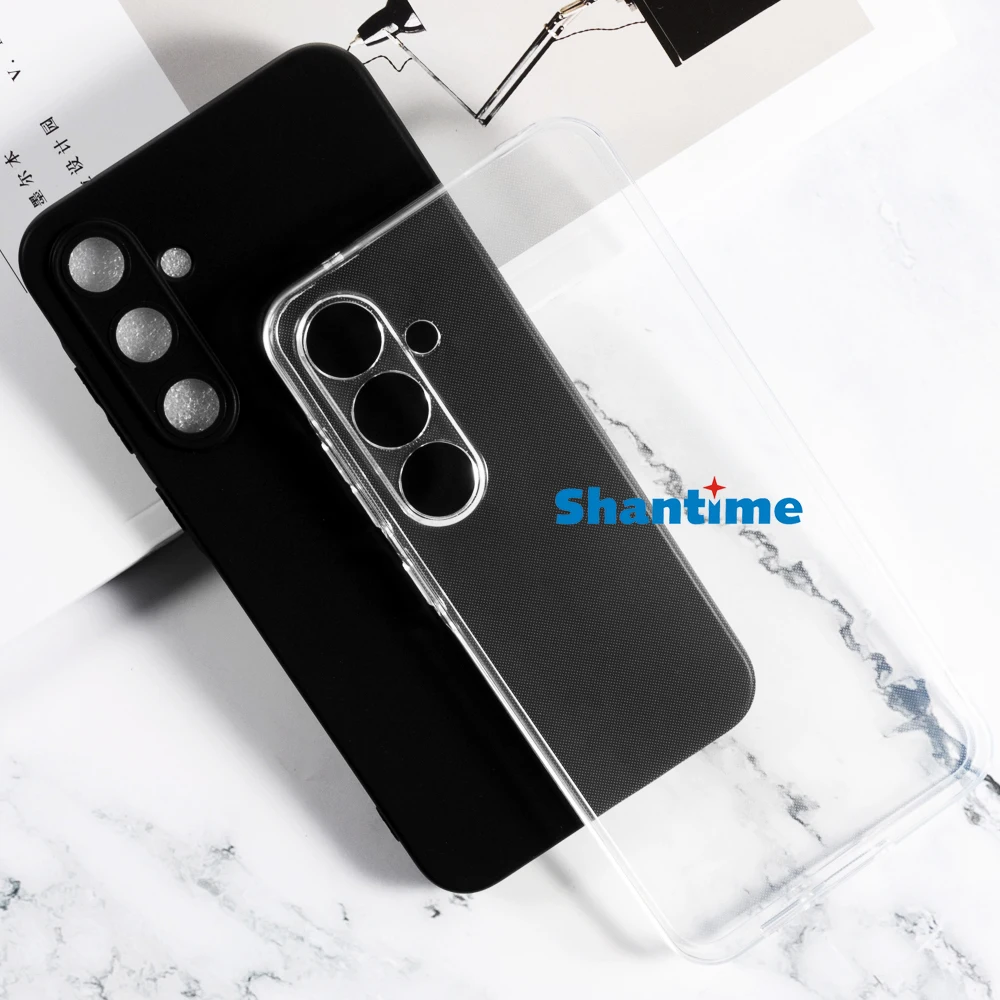 Custodia Cover posteriore opaca in silicone morbido TPU per Samsung Galaxy A55 5G Custodia per telefono Slim shockproo