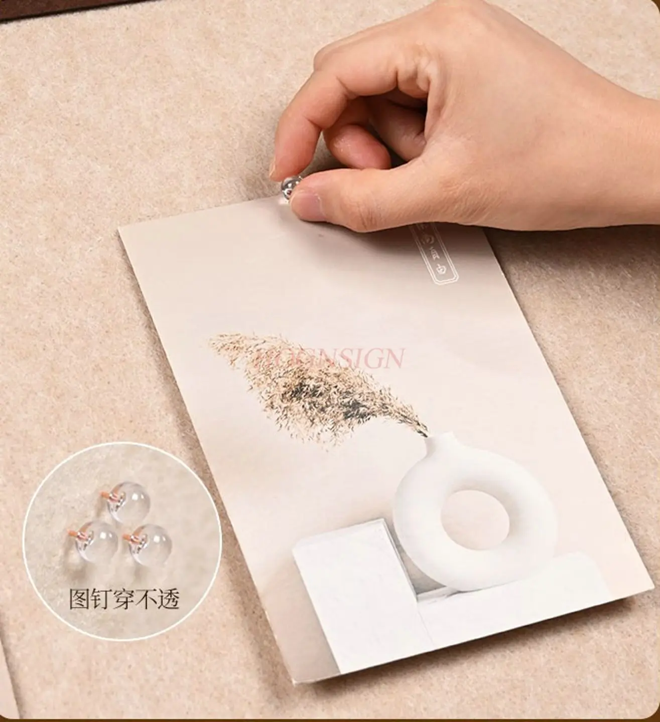 1pcs Removable Cloud Ring Wool Felt Wall Stickers Photo Wall Decoration Creative Background Board Whiteboard Wall Decoration
