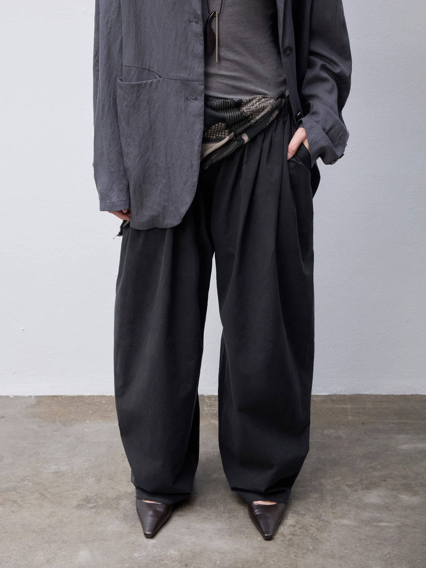 

Брюки женские Inkling из 100% длинноволокнистого хлопка с эластичным поясом, свободного кроя, удобные, широкие, с завышенной талией