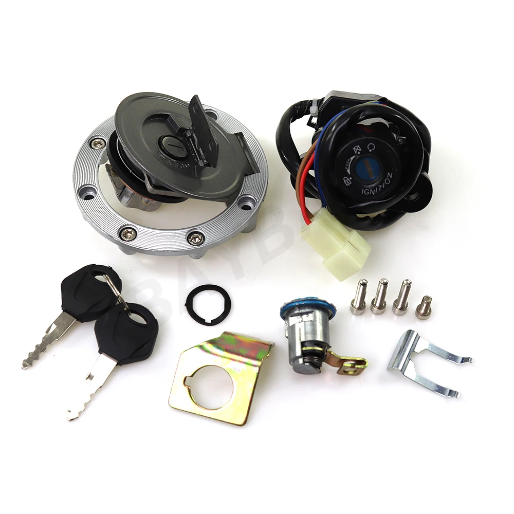 

Motorcycle Ignition Switch Fuel Gas Cap Seat Lock Key Set For Yamaha MT01 MT-01 2005-2009, YZF R1 2004-2015, YZF R6 2006-2015