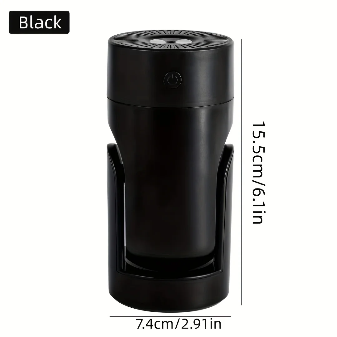 1pc Shaking Head Humidifier Super Quiet Colorful Mini Humidifier with Adjustable Angle and Shakable Head - Perfect for Car, Offi