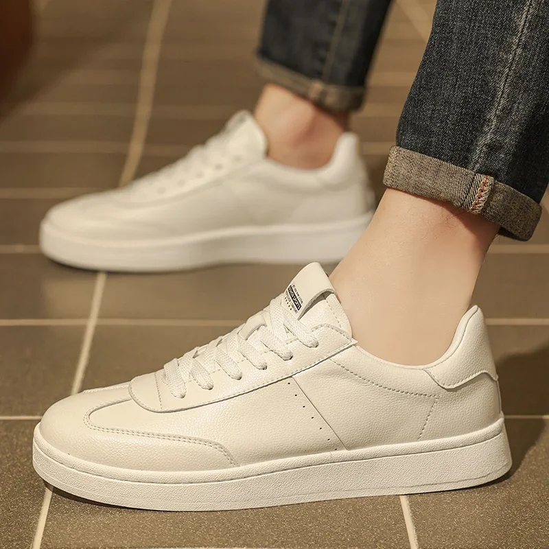 

Модная брендовая повседневная кожаная вулканизированная обувь для мужчин, универсальные оксфорды на толстой подошве, высококачественная рабочая обувь, уличные кроссовки