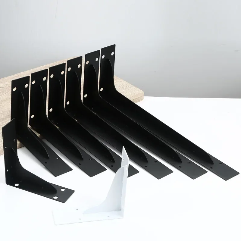 yes2 Pieces Heavy Duty Mantel Brackets, Large Metal Shelf, Wall Mounted Floating Triangle Hand Welded Countertop Holder For Wall