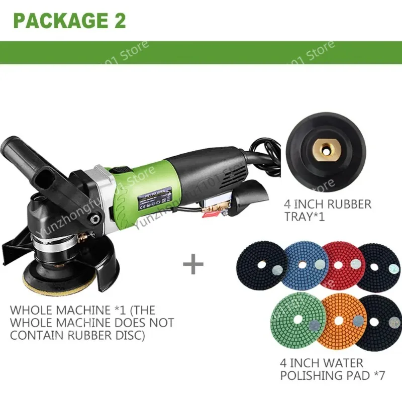 800w Electric Granite Stone Wet Polisher Grinder Sander Hand Grinder Water Mill Diamond Polishing Machine