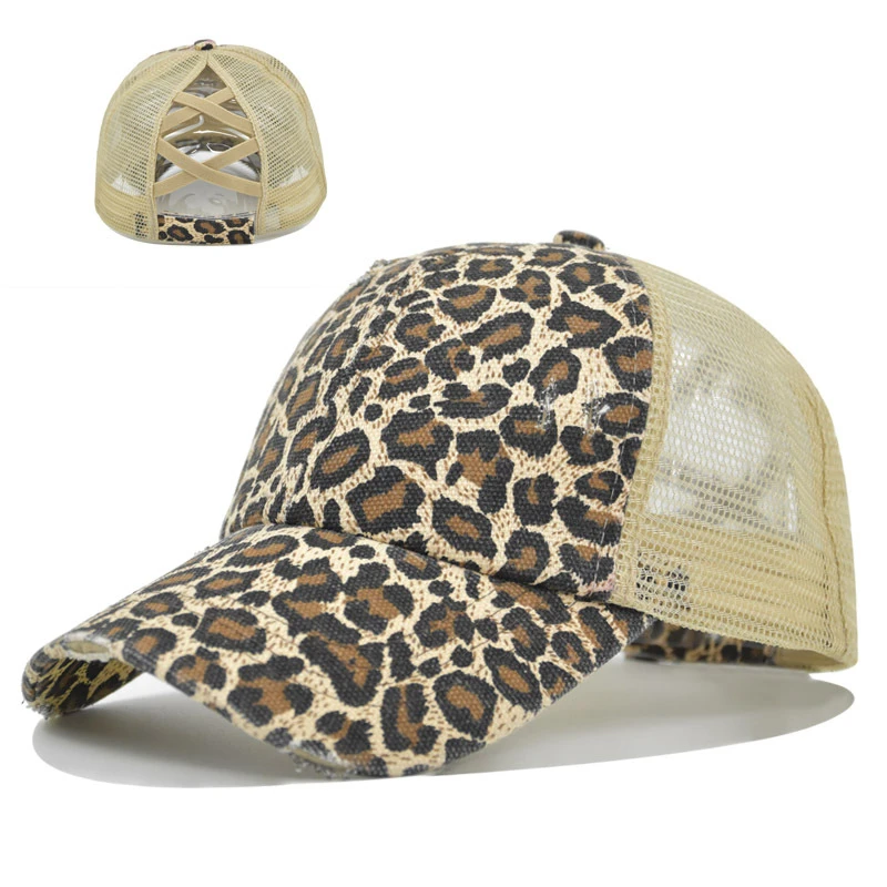 2026 New Ponytail Baseball Cap Summer Women's Adjustable Cowboy Hat Summer Sun Hat Casual Cotton Girl Snapback Mesh Cap view 5