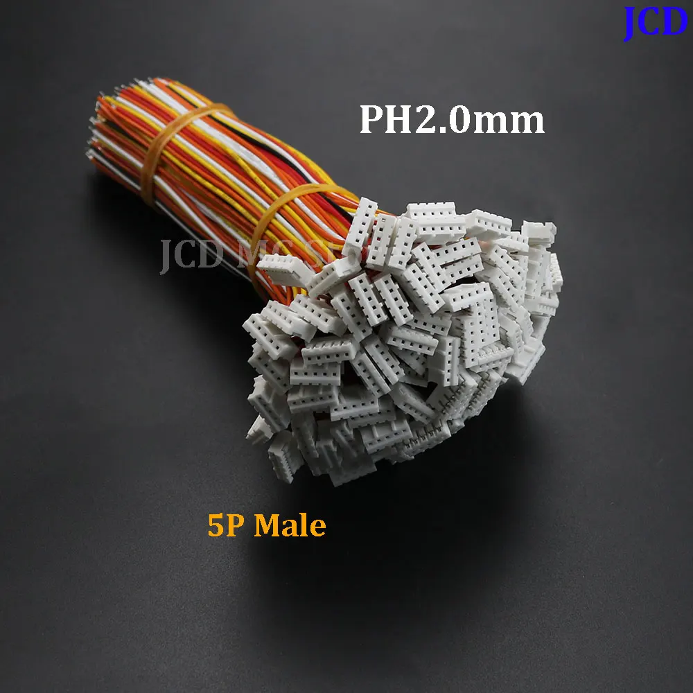 5/10 Stück Mini Micro JST PH 2.0 Stecker 2/3/4/5/6 Pin Anschlusskabel für PH 2.0 Buchsenstecker