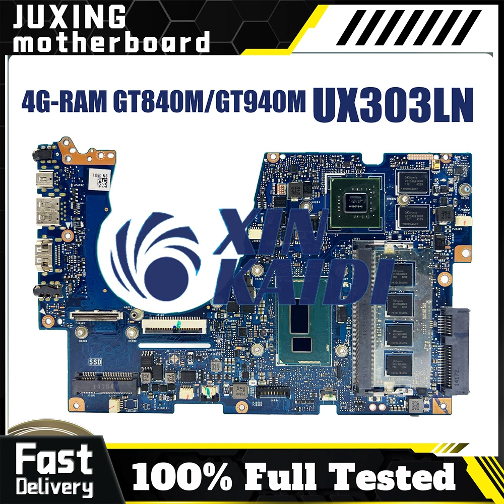 

UX302LA For ASUS ZenBook UX302LB UX302LD UX302LAR UX301LA UX303LA UX302LF Mainboard Laptop Mainboard