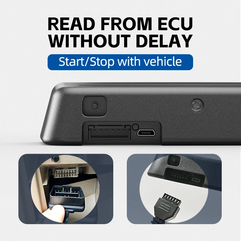 HUD H500 Floating Air Speed Head up Display Gauge with Large Screen Reads Directly From ECU Easy Installation on OBD Port