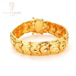 2023 Customizable Jewelry Luxury Wholesale Watch Chain 18k Gold Plated Cuban Chain Women's Bracelet Jewelry