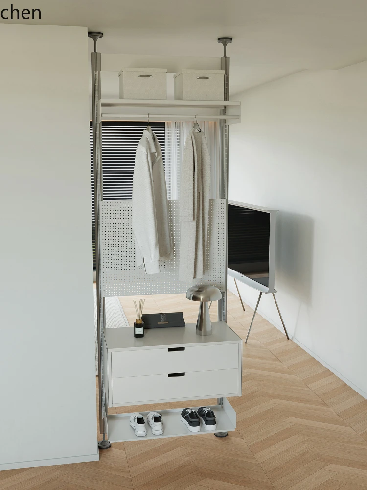 H5.22 entrance coat rack, no punching at the entrance, partition rack, household hanger