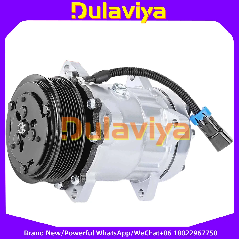 

Новый компрессор переменного тока с муфтой для Chevy C60 C6500 C70 C7500 Kodiak GMC C6000 Topkick 19193668 15956082