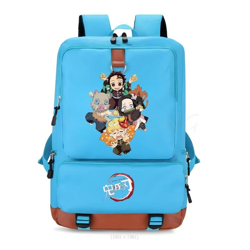 Hot Kamado Nezuko Demon Slayer Women Backpack Waterproof Schoolbag Backpack for Student Female Girls Laptop Book Pack Mochilas