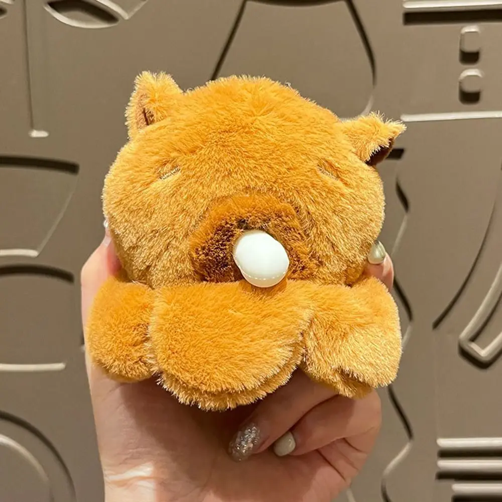 New Octopus Blowing Bubbles Capybara Doll Keychains Cartoon Cute School Bag Pendant Plush Gift Plush Keyring