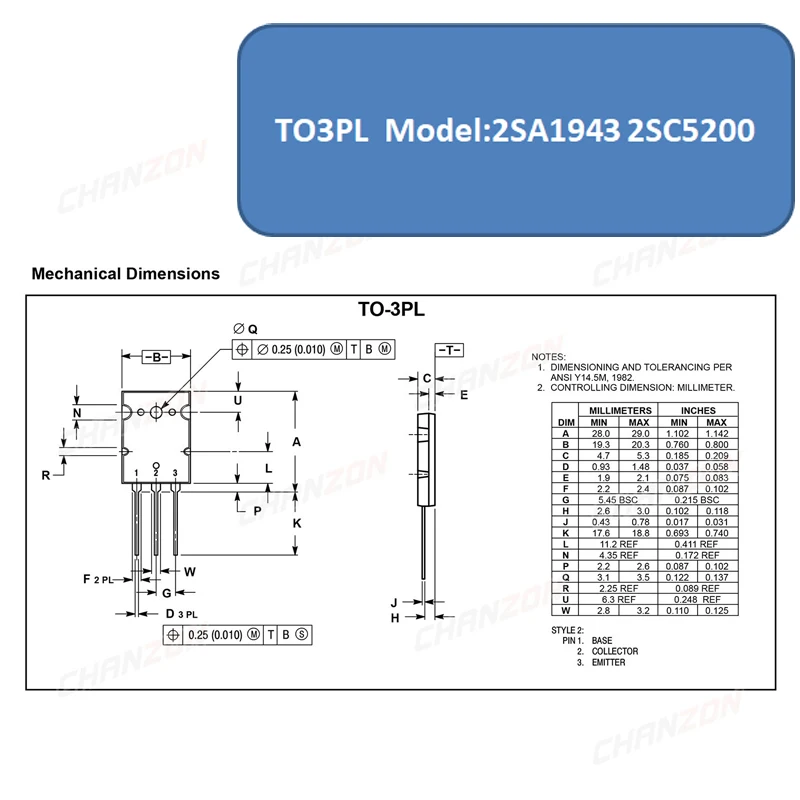 2SA1941 2SC5198 2SB817 2SD1047 2SA1492 2Sc3856 2SA1962 2Sc5242 2Sb688 2Sd718 2SB1560 2SD2390 2SA1694 2Sc4467 2SA1943 2SC5200