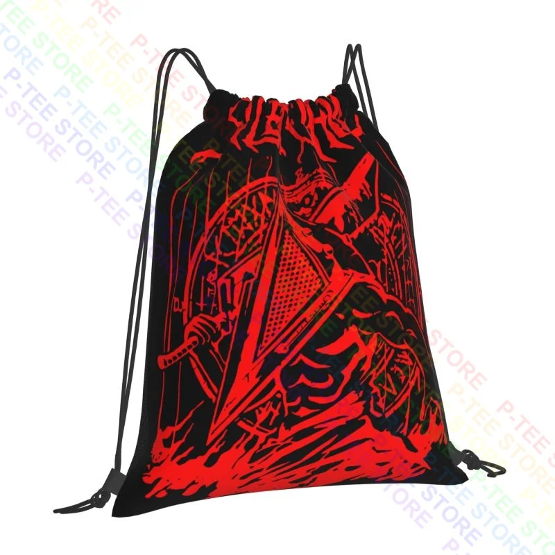 Silent Red Thing Silent Hill Pyramid Head Horror Movie Drawstring Bags Gym Bag Hot Sports Bag