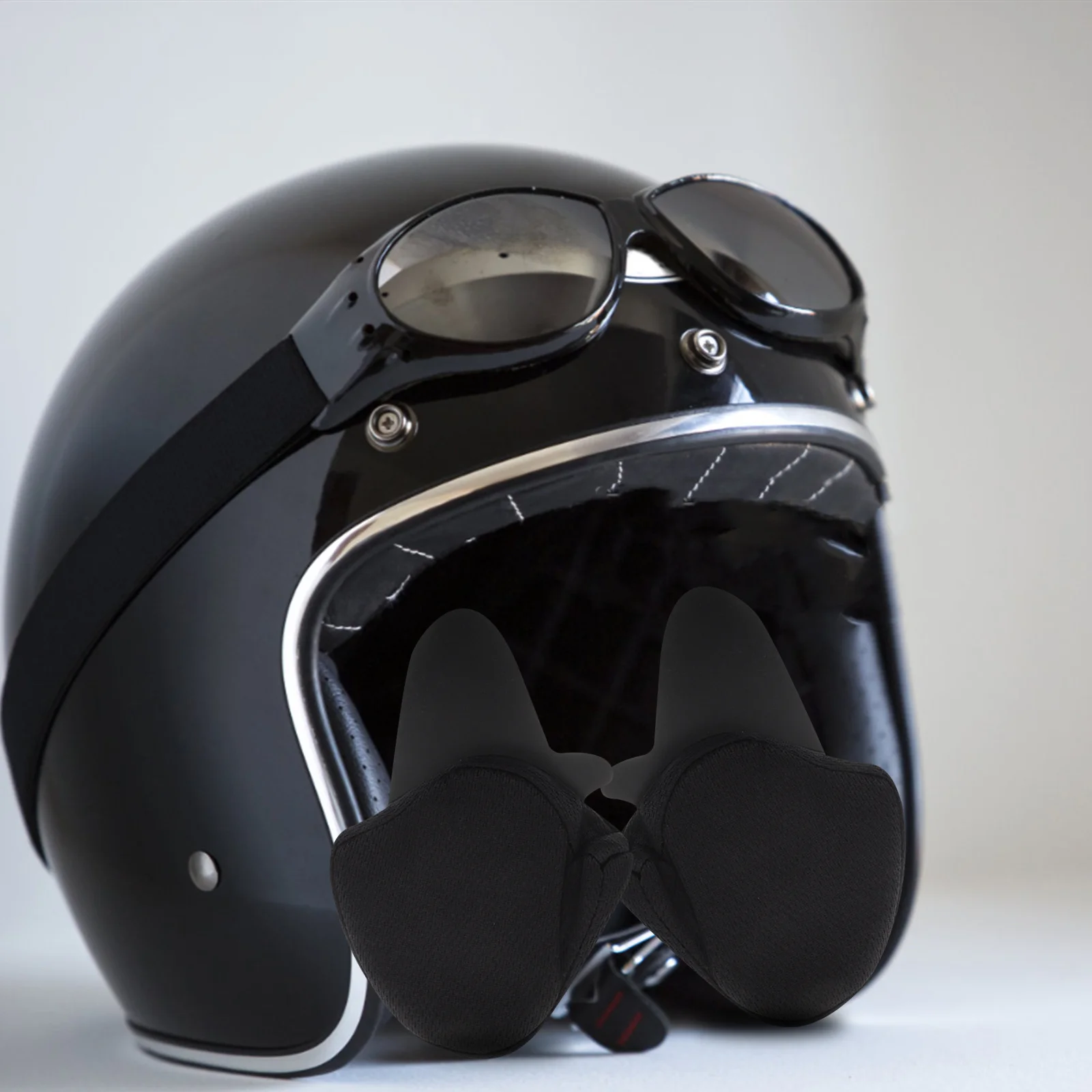 

2 шт., амбушюры с полным покрытием, мотоциклетные ветрозащитные наушники для езды на велосипеде, комфортные аксессуары для езды на велосипеде