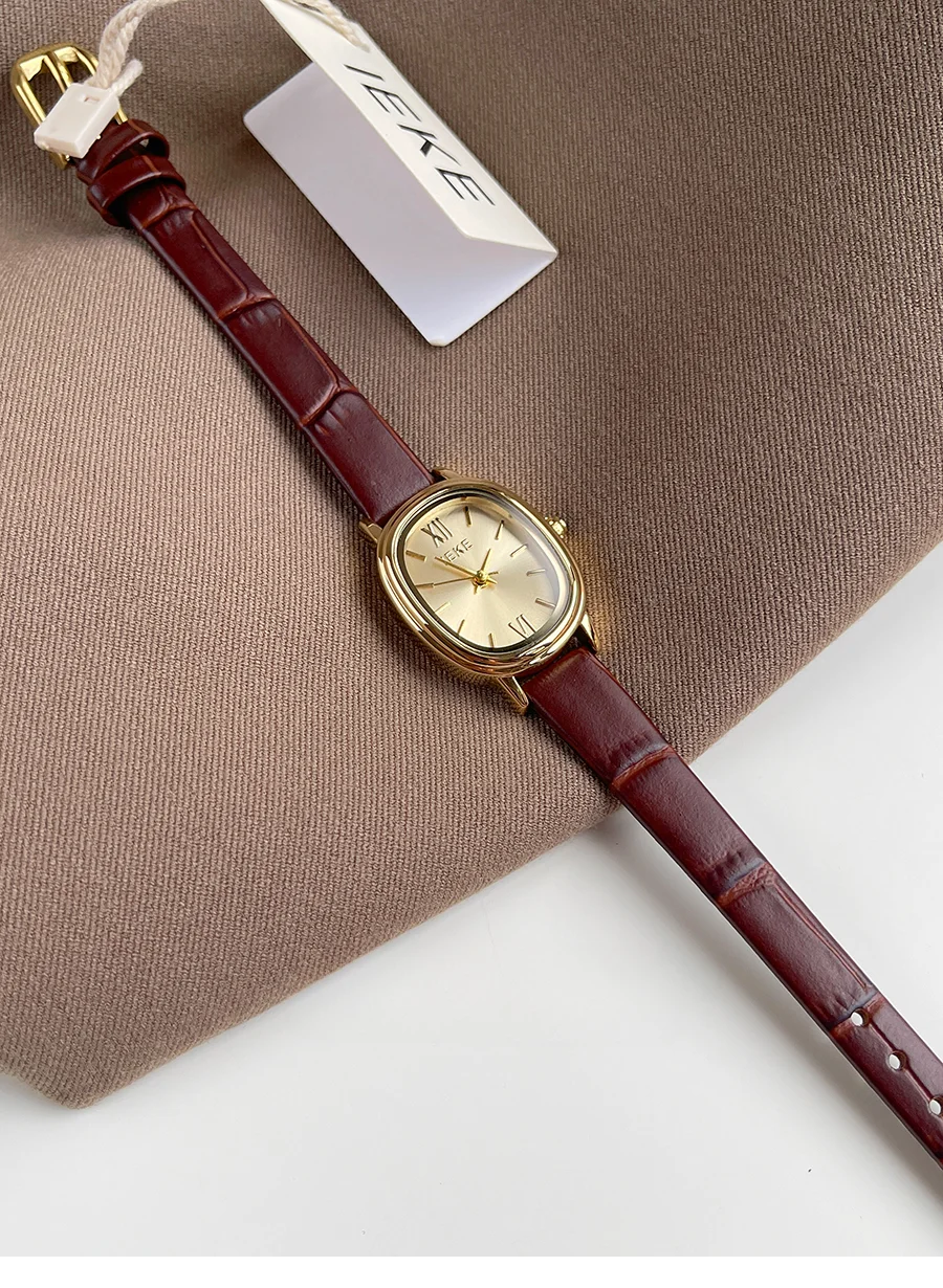 Vintage Women Watch Leather Strap Belt Ladies Watch Elegant Casual  Women Watch Luxe Reloj Mujer