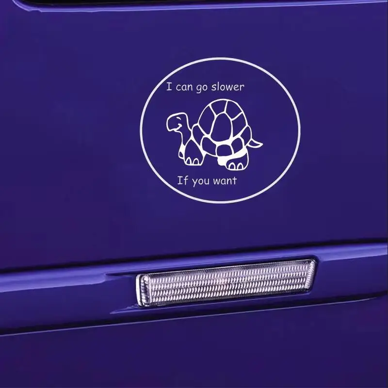 16 * 15CM cute little turtle shaped design, car window bumper, motorcycle accessories decoration, vinyl waterproof car sticker