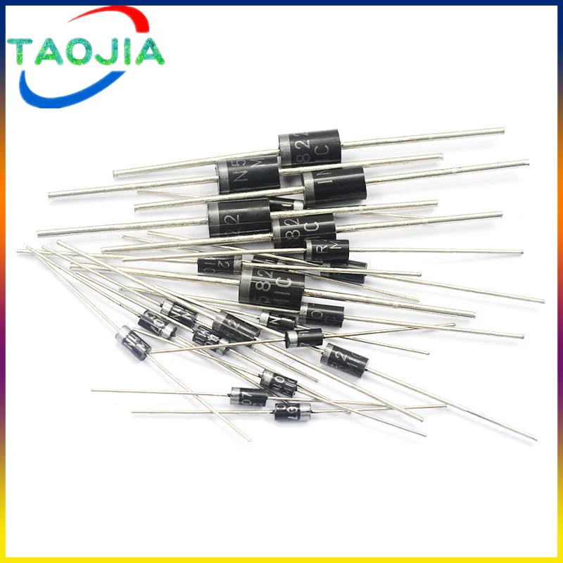 100Pcs Rectifier Diodes 1A DO-41 1N4001 1N4002 1N4004 1N4007 50V 100V 200V 400V 1000V in4007