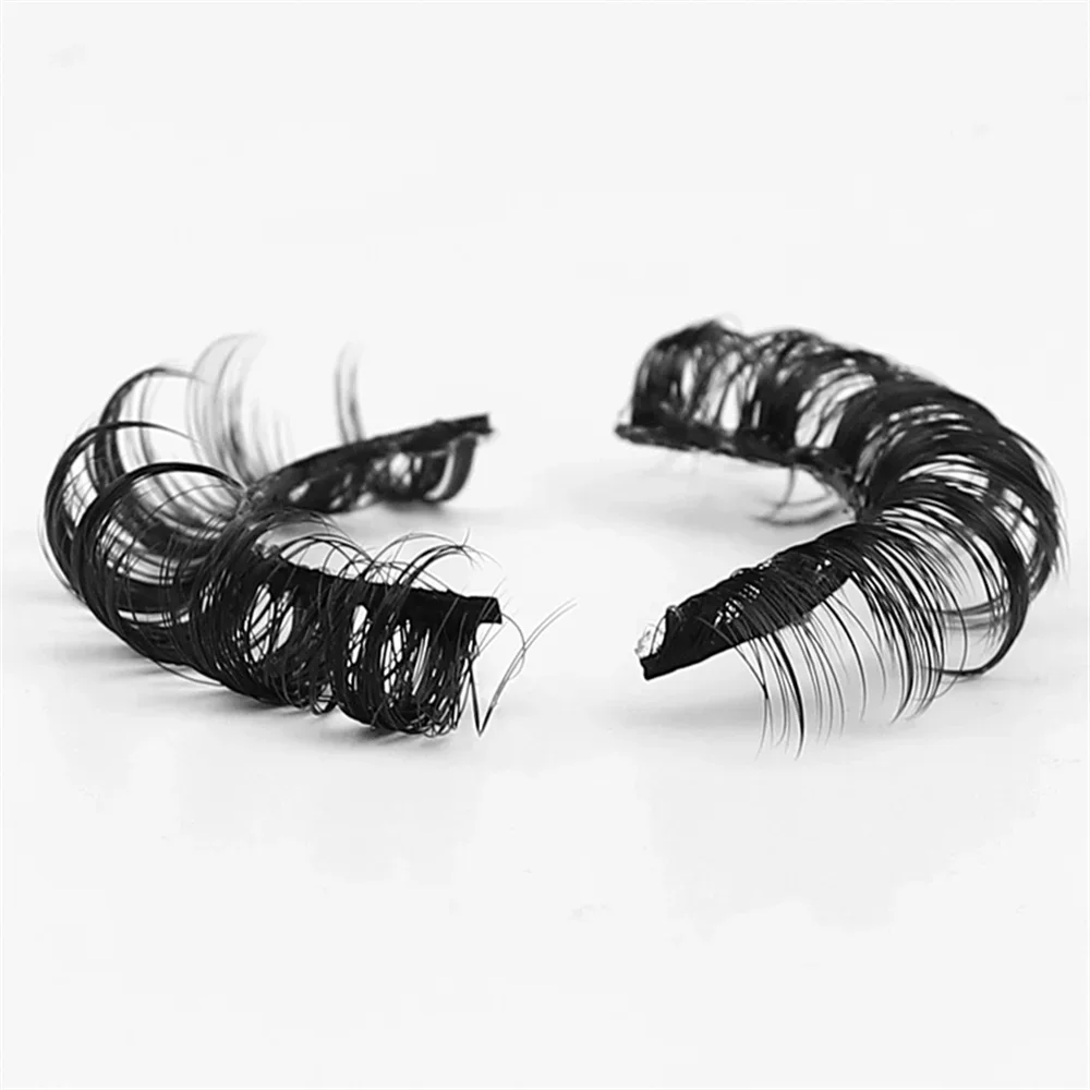 10 paia 3D Faux Mink Lashes Russian Strip DD Curl ciglia finte Fluffy Volume Extension ciglia Makeup