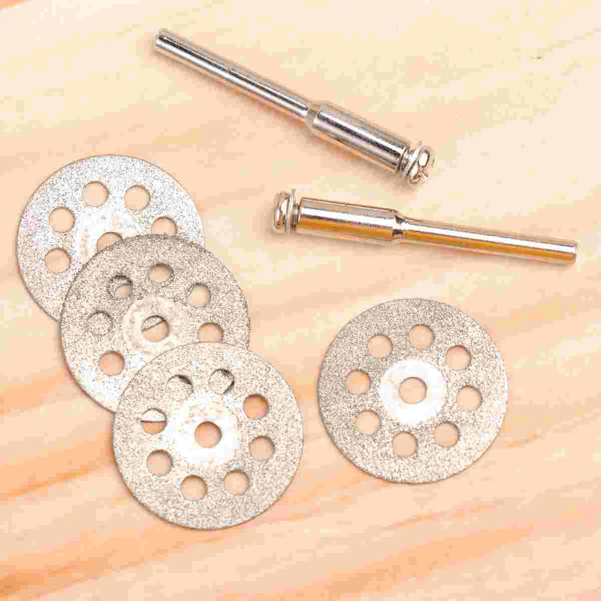 20 Pcs Mini Circular Blades Diamond Cutting Discs Corundum Dental Grinding Tablets