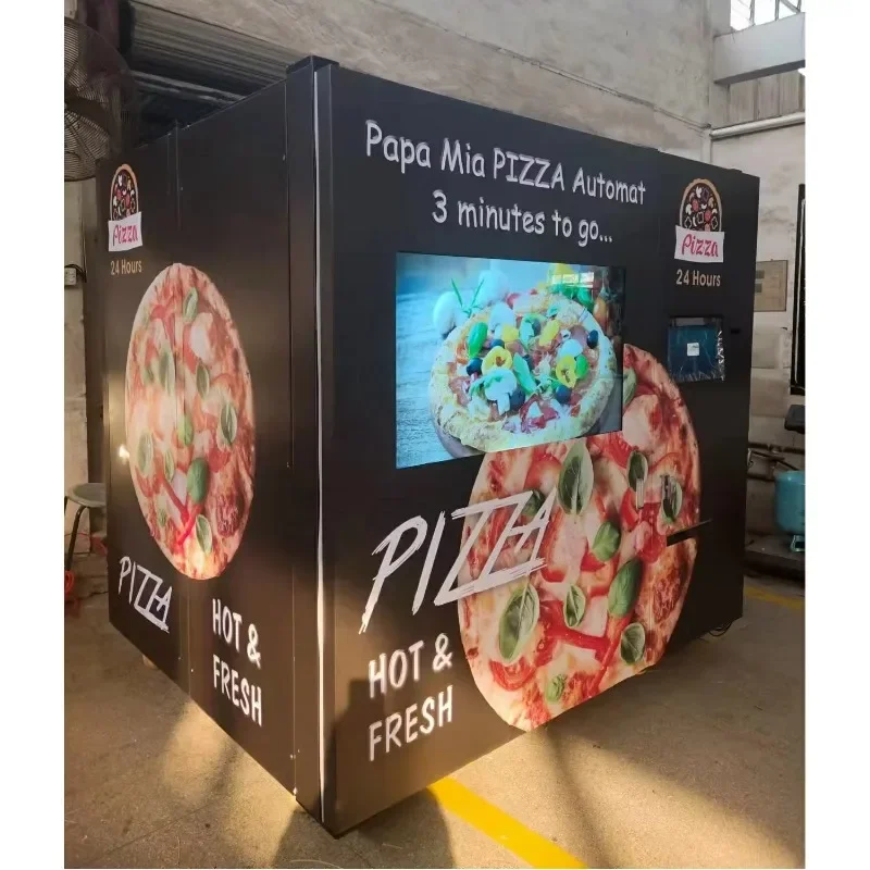 Automatic Commercial Price Fully with 2026 New Style Coin Operated Pizza Vending Machine