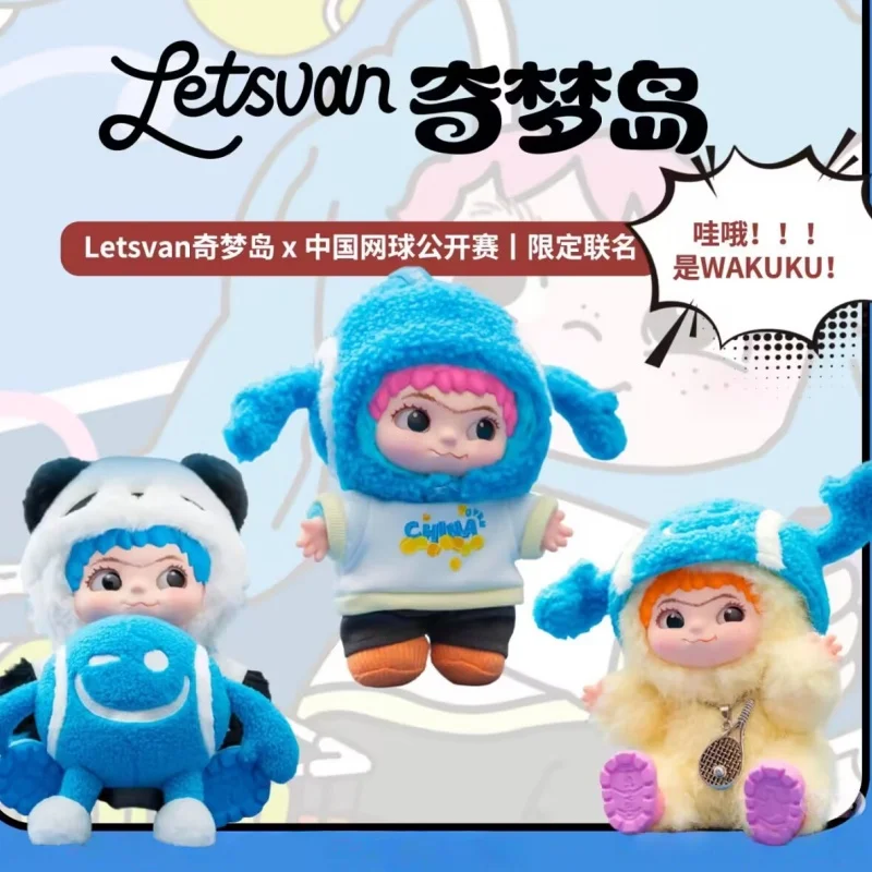 

100% натуральная кукла Letsvan Ace Wakuku Kawaii Pang Da Cool Grand Slam, ограниченная серия, украшения, кукла для девочек и мальчиков, игрушка в подарок