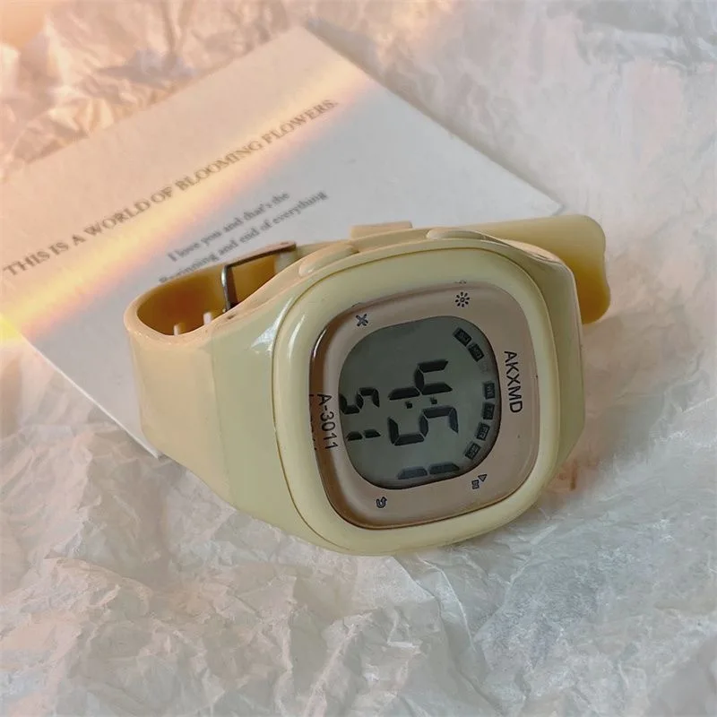 

insMilk Huhu Sweet girl DopamineWatch Children Junior High School Student Electronic Watch Male